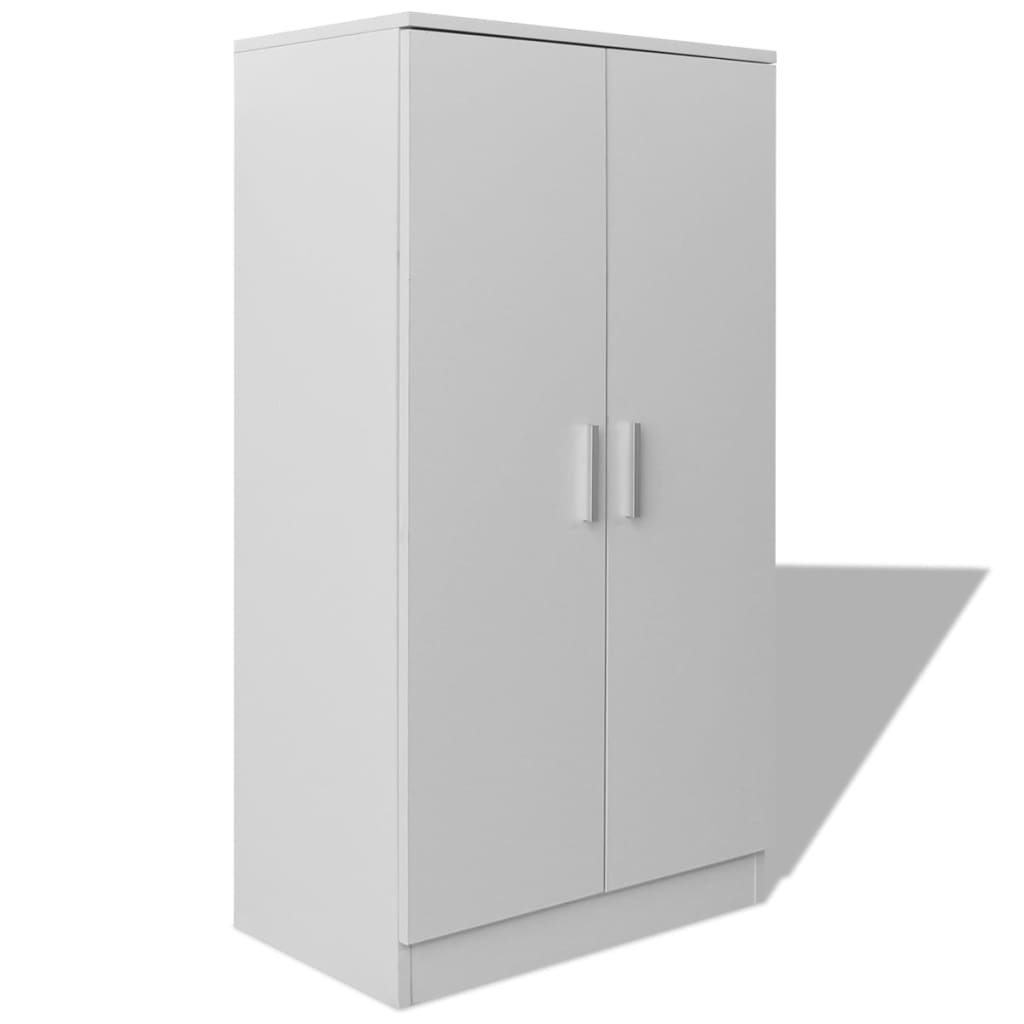 NNEVL Shoe Cabinet 7 Shelves White