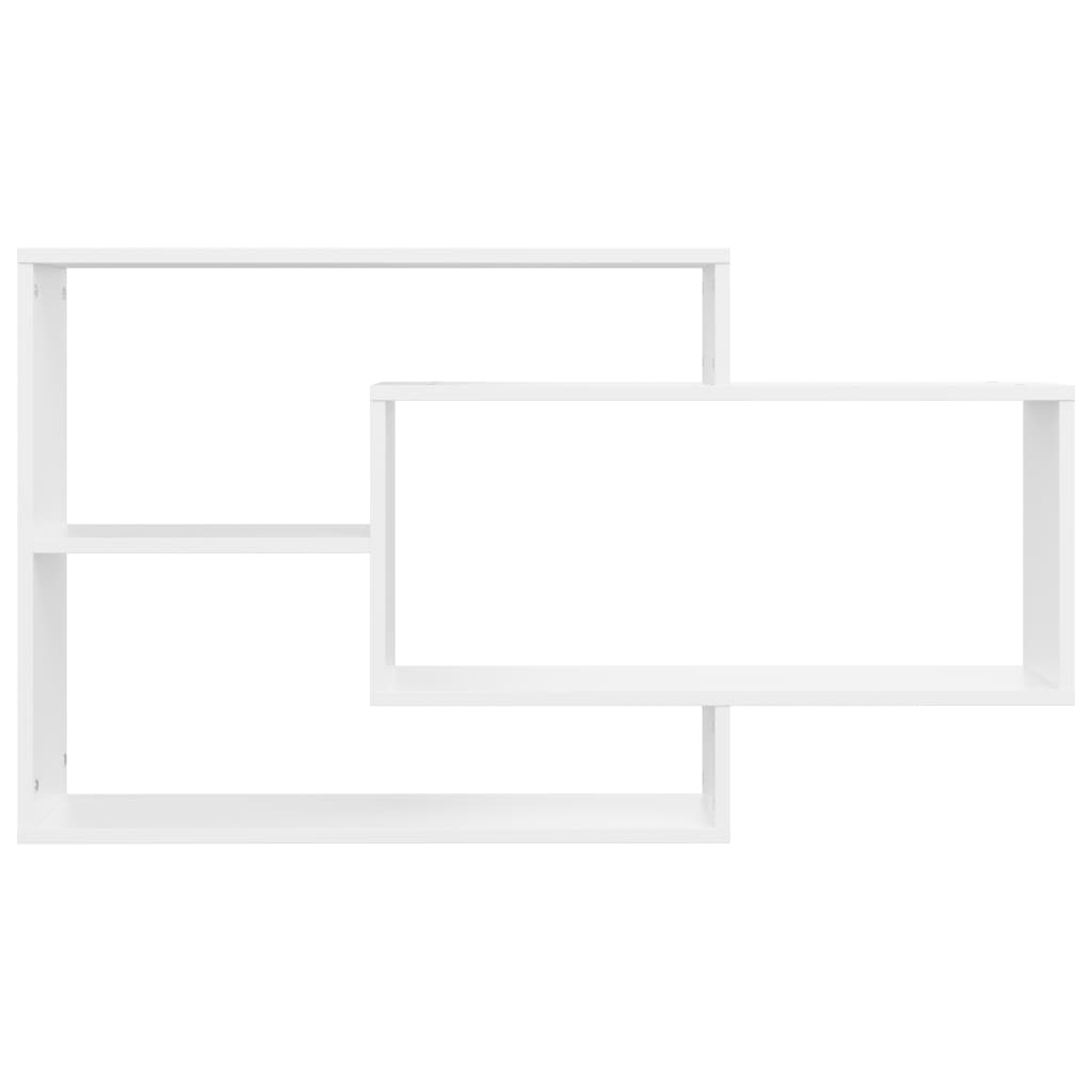 NNEVL Wall Shelves White 104x20x58.5 cm Chipboard
