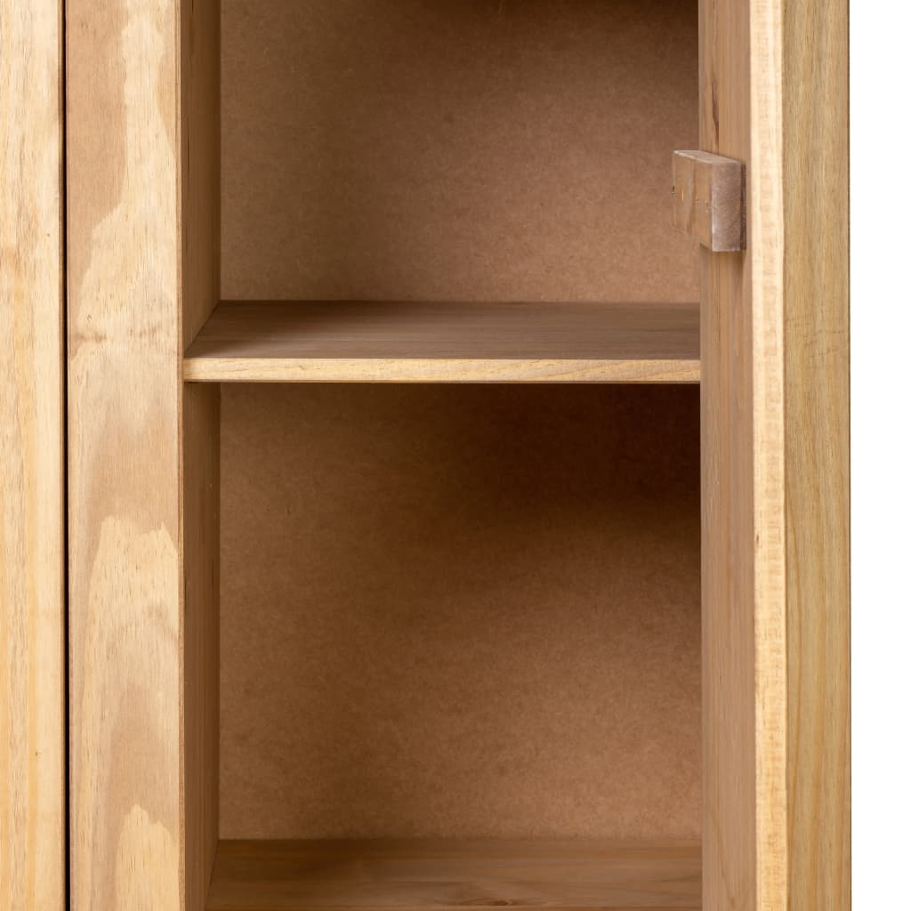 NNEVL 3-Door Wardrobe 118x50x171.5 cm Pine Panama Range