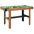 Vidaxl 4-foot billiard table, 122x61x76 cm, brown-0