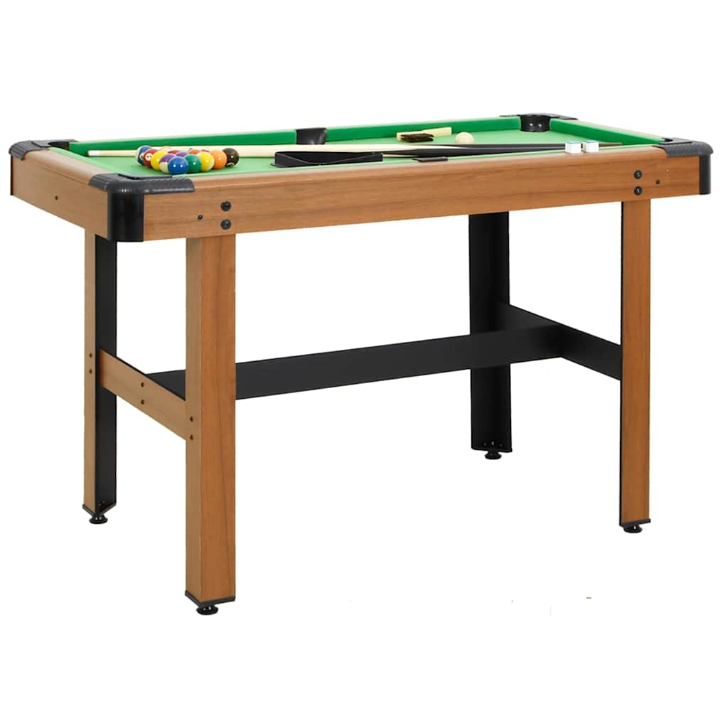 Vidaxl 4-foot billiard table, 122x61x76 cm, brown-0