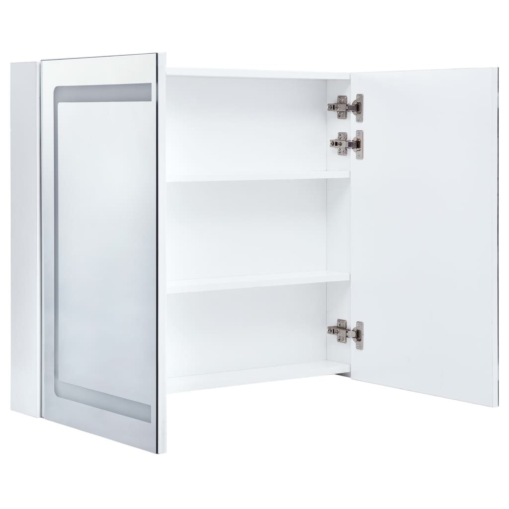 NNEVL LED Bathroom Mirror Cabinet 80x12.2x68 cm