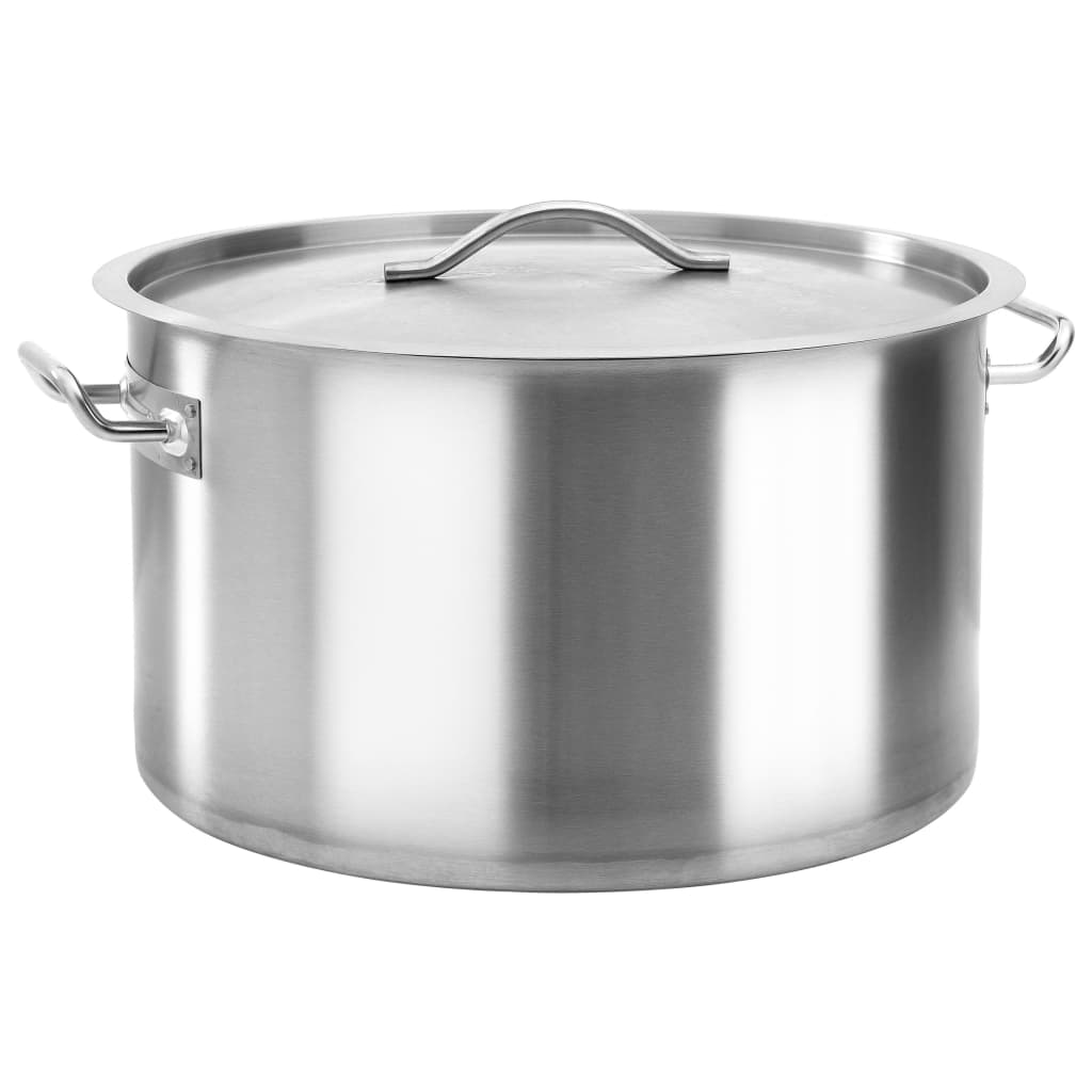 Vidaxl Saucepan 44 l 45x28 cm Stainless Steel-0