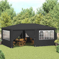 Vidaxl party tent with side walls professional 90 g m² 4x6 m anthracite-0