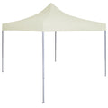 Vidaxl Partyzelt Professional Faltbar 2x2 m Stahl Creme