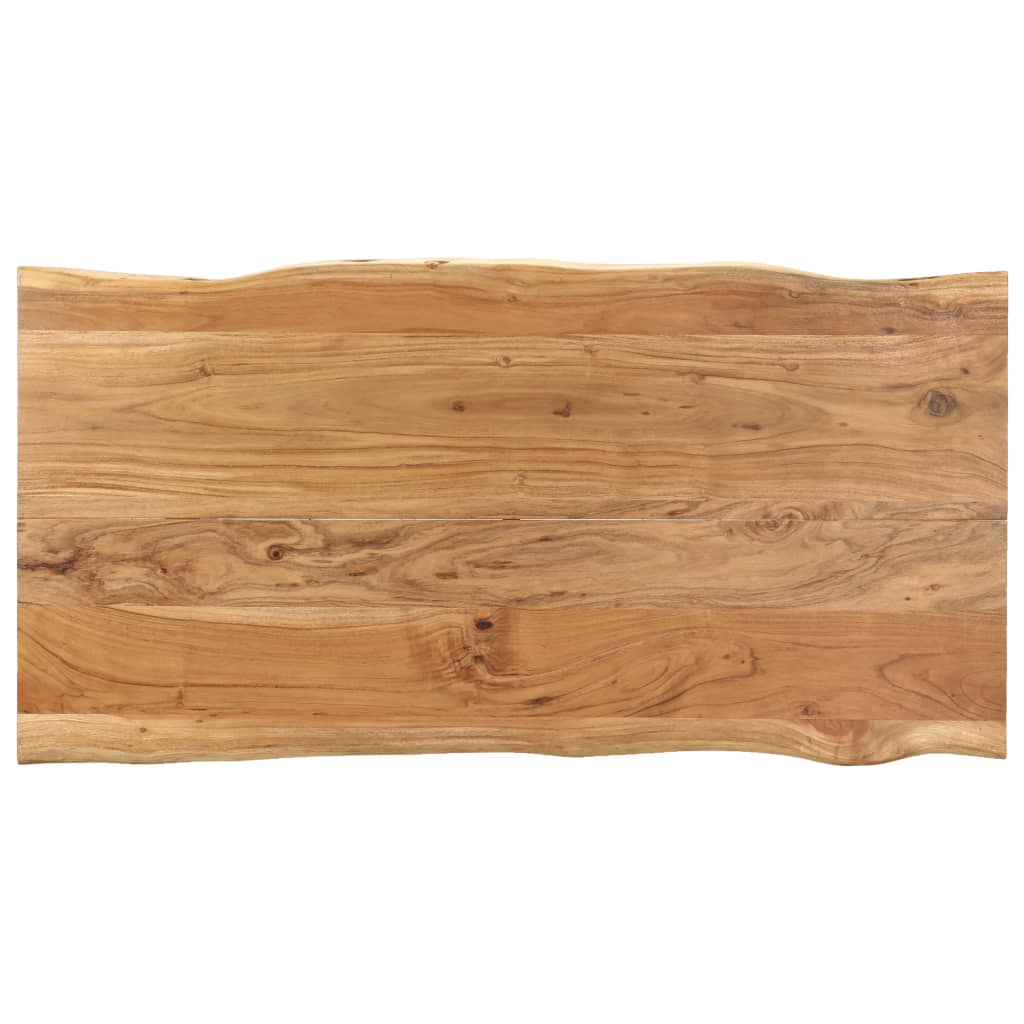 NNEVL Dining Table 160x80x76 cm Solid Acacia Wood
