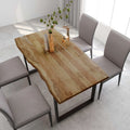 NNEVL Dining Table 160x80x76 cm Solid Acacia Wood