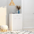 Vidaxl shoe cabinet 60x35x84 cm processed wood white-0