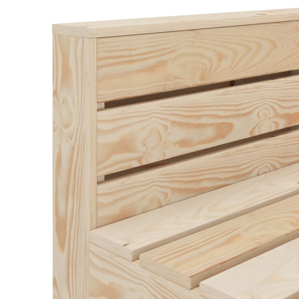 NNEVL Garden Pallet Sofa Wood