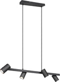 Trio marley - hanging lamp - black matt - excl. 4x gu10 4.9 w - ceiling mounting - height adjustable-0
