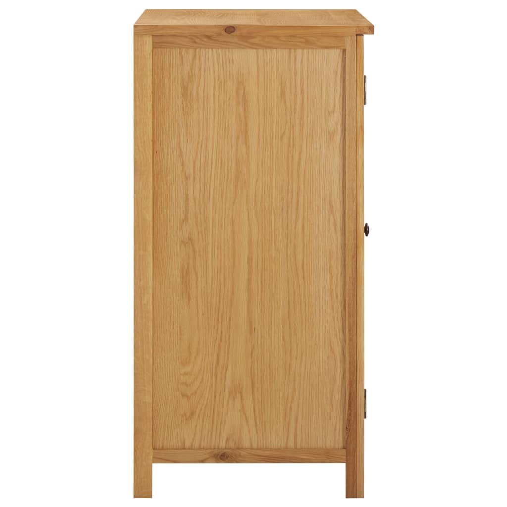 NNEVL Wardrobe 76x52x105 cm Solid Oak Wood