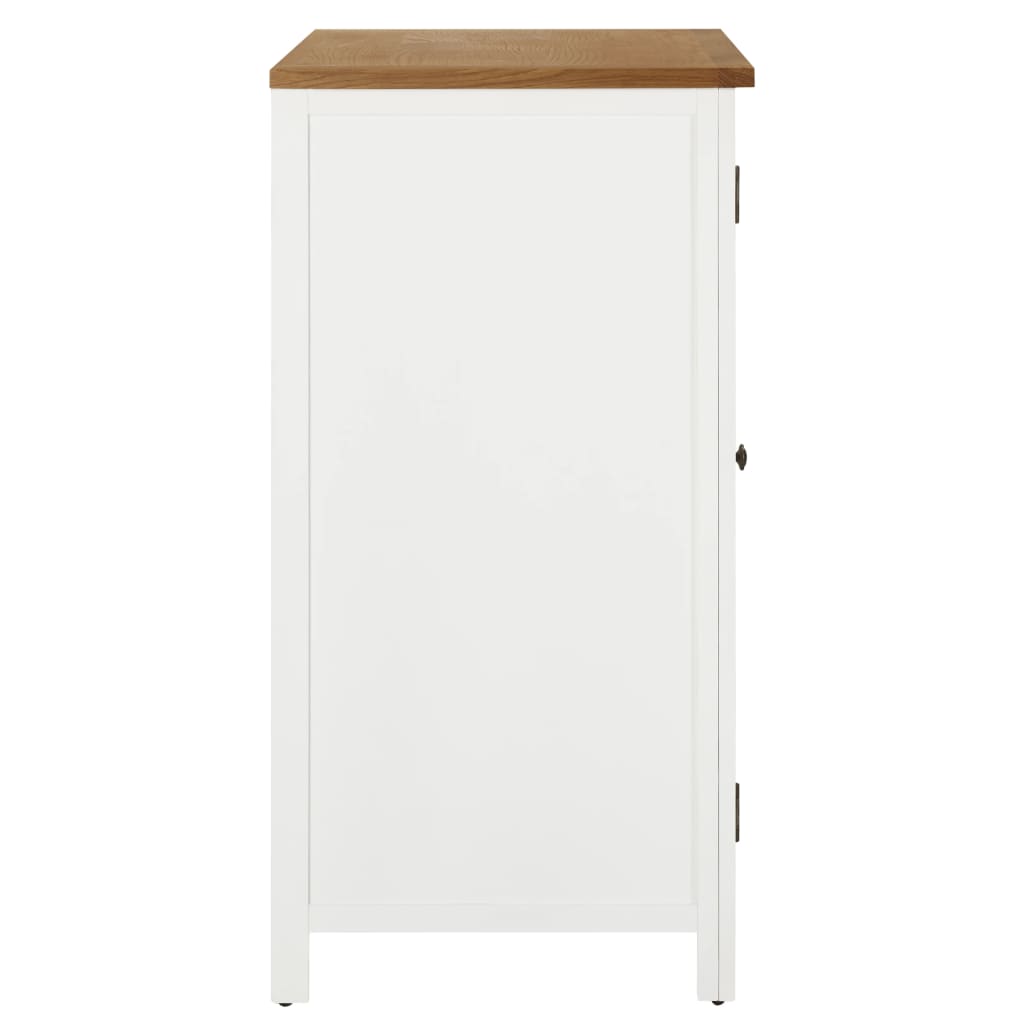 NNEVL Wardrobe 76x52x105 cm Solid Oak Wood