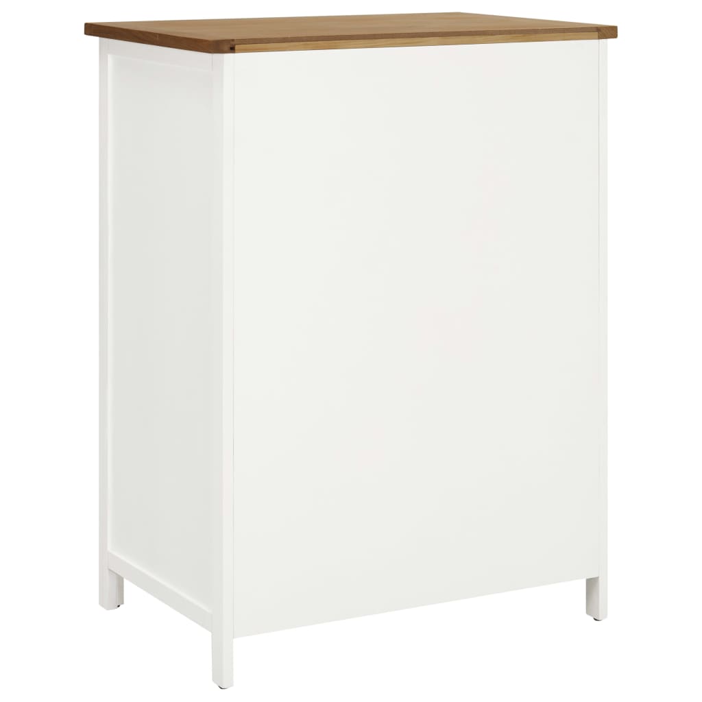 NNEVL Wardrobe 76x52x105 cm Solid Oak Wood