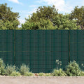 Vidaxl garden screens 4 pcs 35x0.19 m PVC matt green-0