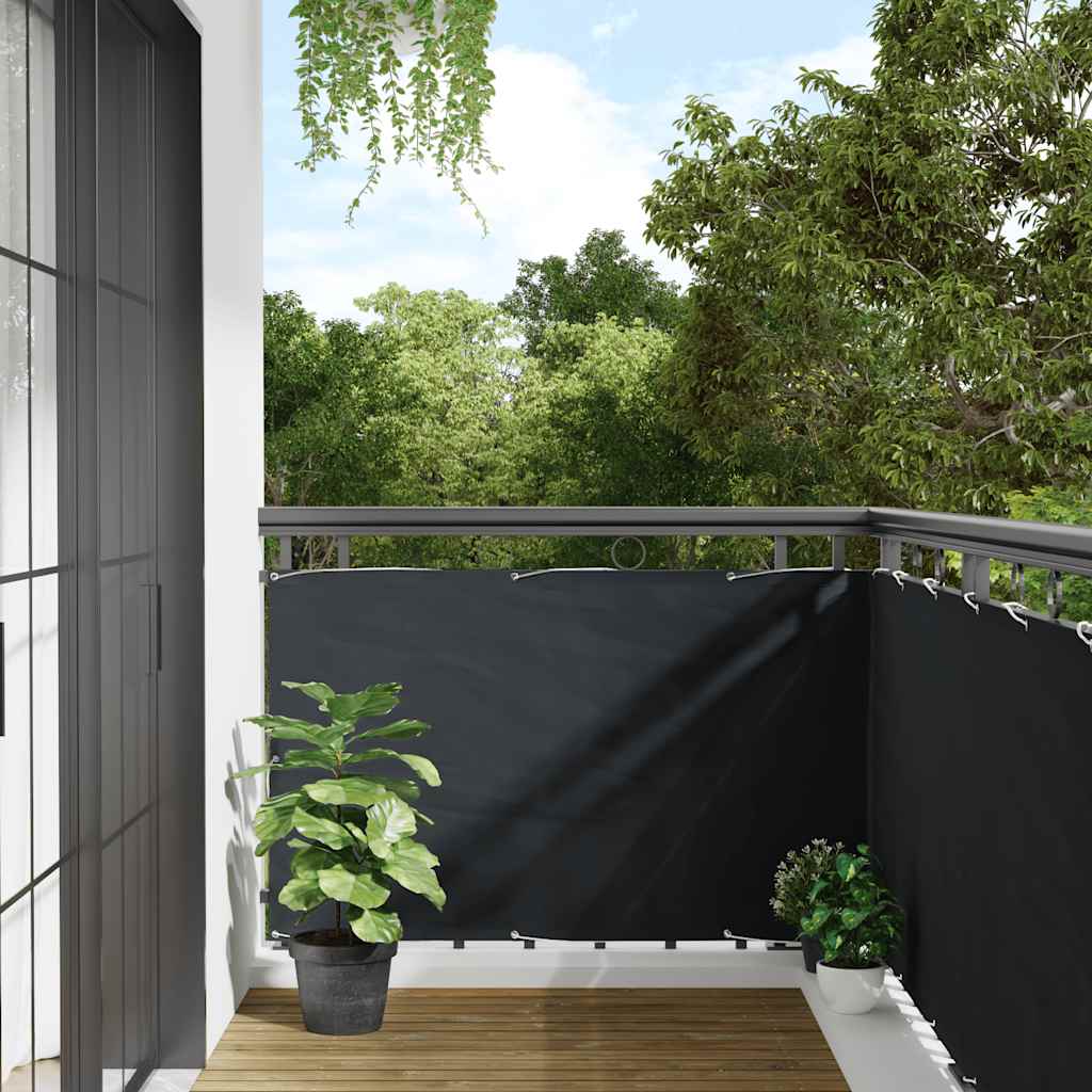 Vidaxl balcony screen 90x500 cm oxford fabric anthracite-0