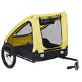 NNEVL Pet Trailer Yellow and Black