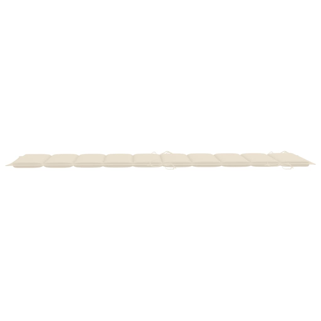 NNEVL Sun Lounger Cushion Cream 186x58x3 cm