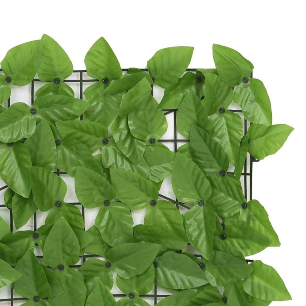 NNEVL Balcony Screen with Green Leaves 500x150 cm
