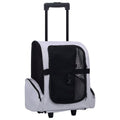 NNEVL Foldable Multipurpose Pet Trolley Grey-0