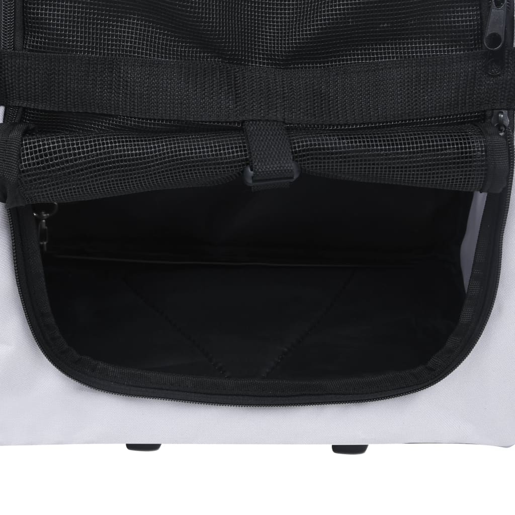 NNEVL Foldable Multipurpose Pet Trolley Grey-4