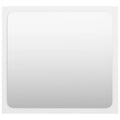 NNEVL Bathroom Mirror High Gloss White 40x1.5x37 cm Chipboard