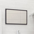 NNEVL Bathroom Mirror Grey 60x1.5x37 cm Chipboard