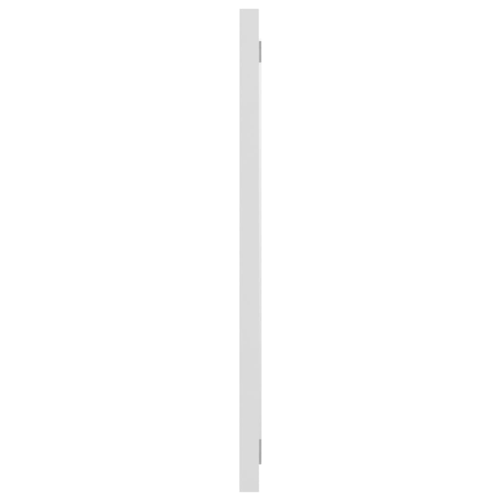 NNEVL Bathroom Mirror White 80x1.5x37 cm Chipboard