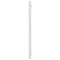 NNEVL Bathroom Mirror White 80x1.5x37 cm Chipboard