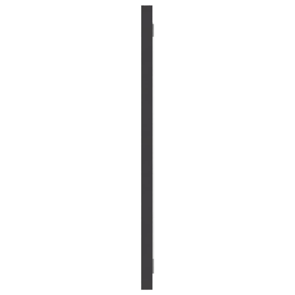 NNEVL Bathroom Mirror Grey 90x1.5x37 cm Chipboard