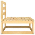 NNEVL Garden Middle Sofas 3 pcs Solid Pinewood
