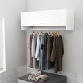 NNEVL Wardrobe White 100x32.5x35 cm Chipboard