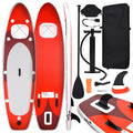 Vidaxl Inflatable Stand Up Paddleboard Set 330x76x10 cm Red-0