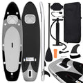 Vidaxl Inflatable Stand Up Paddleboard Set 360x81x10 cm Black-0