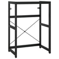 NNEVL Bathroom Washbasin Frame Black 59x38x83 cm Iron