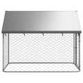NNEVL Outdoor Dog Kennel with Roof 200x100x150 cm