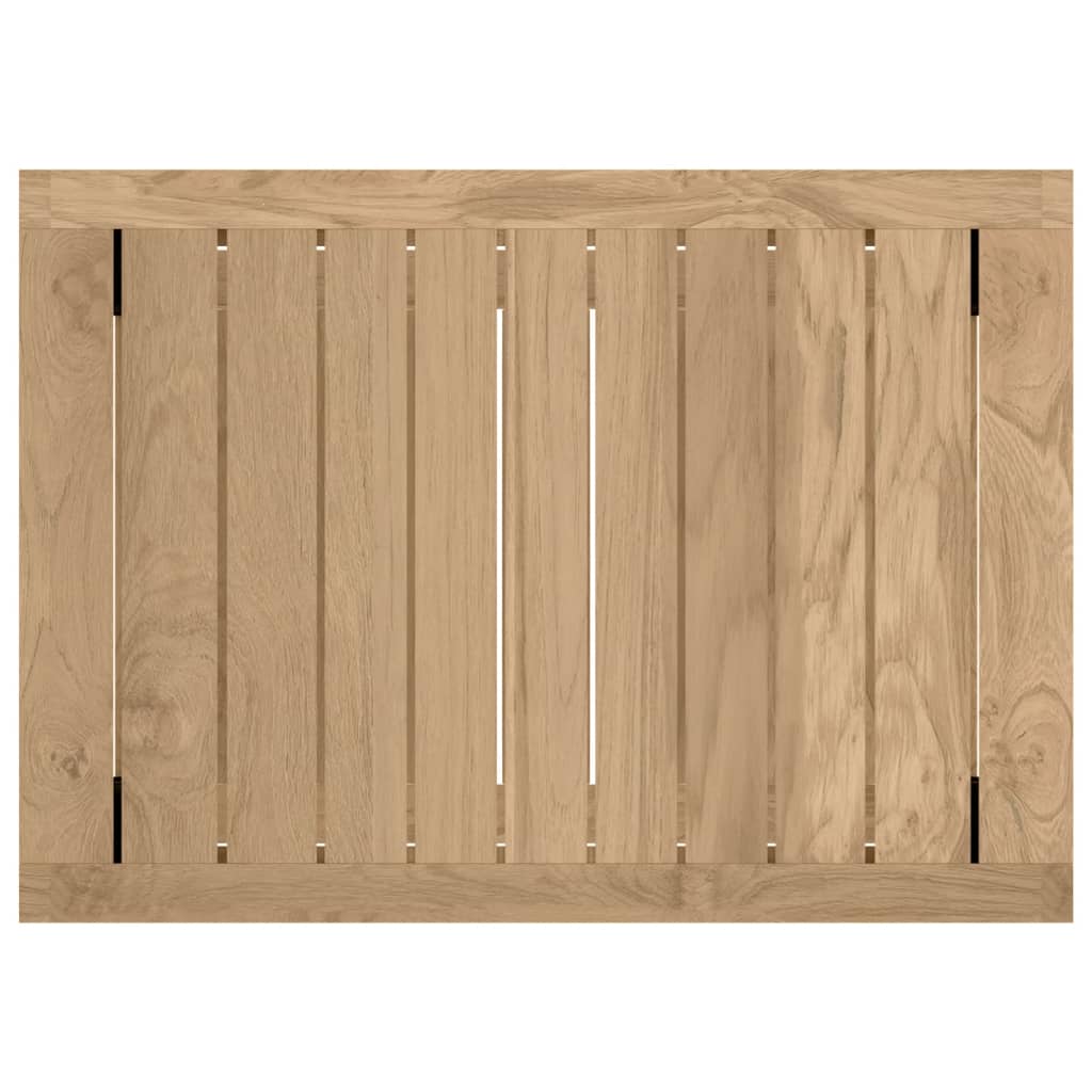 NNEVL Bathroom Side Table 50x35x45 cm Solid Wood Teak