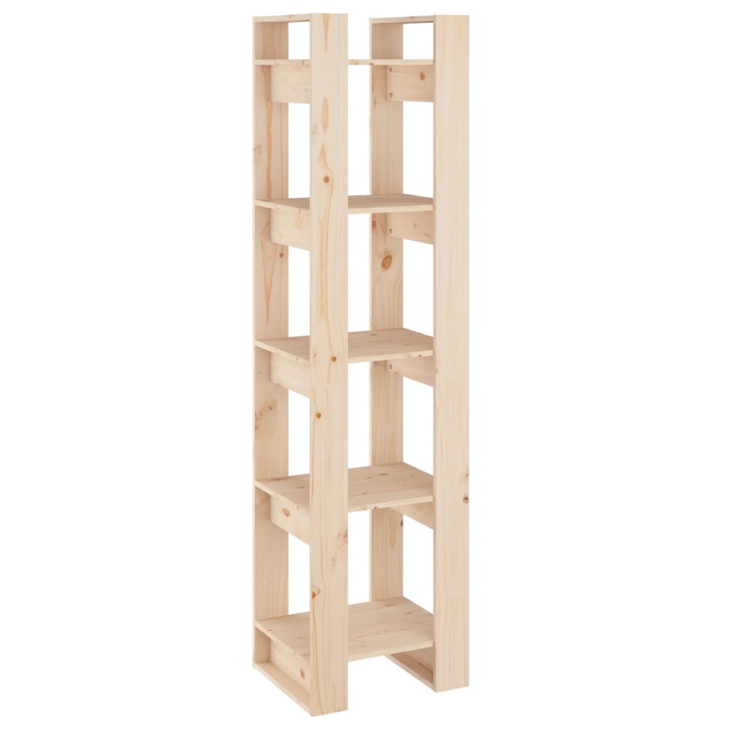 NNEVL Book Cabinet/Room Divider 41x35x160 cm Solid Wood Pine