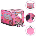 Vidaxl Children's Play Tent with 250 Balls 70x112x70 cm Pink-0