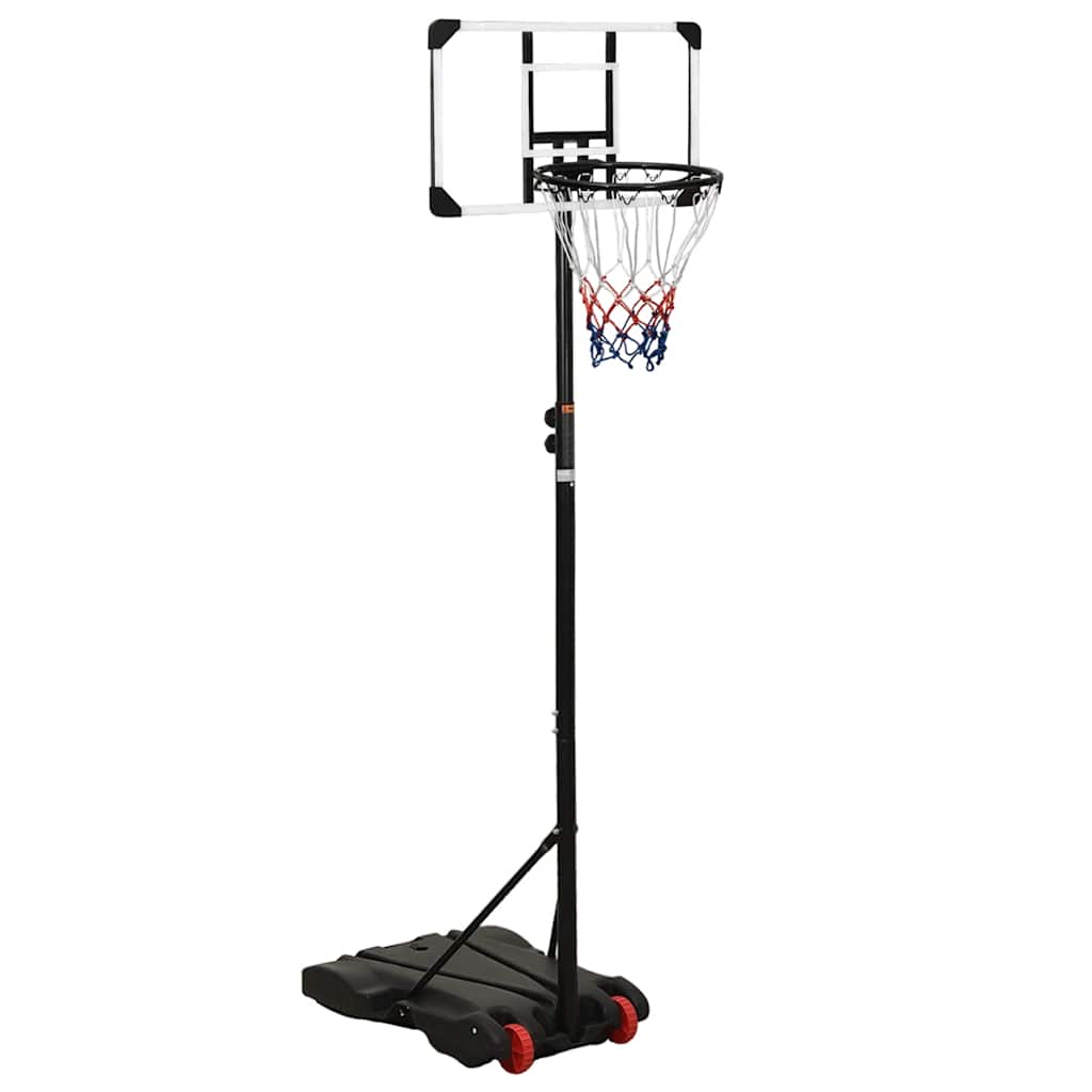 Vidaxl basketball stand 216-250 cm polycarbonate transparent-0
