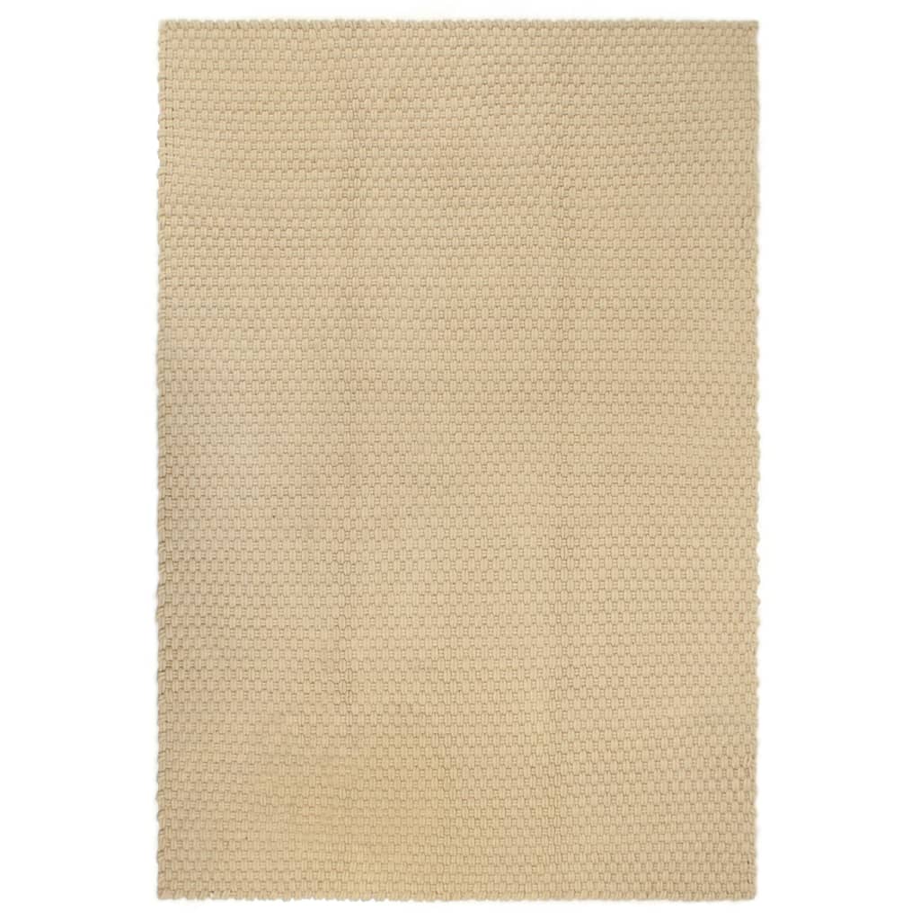 NNEVL Rug Rectangular Natural 80x160 cm Cotton