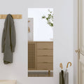 Vidaxl Wandspiegel 30x80 cm rechteckig Glas