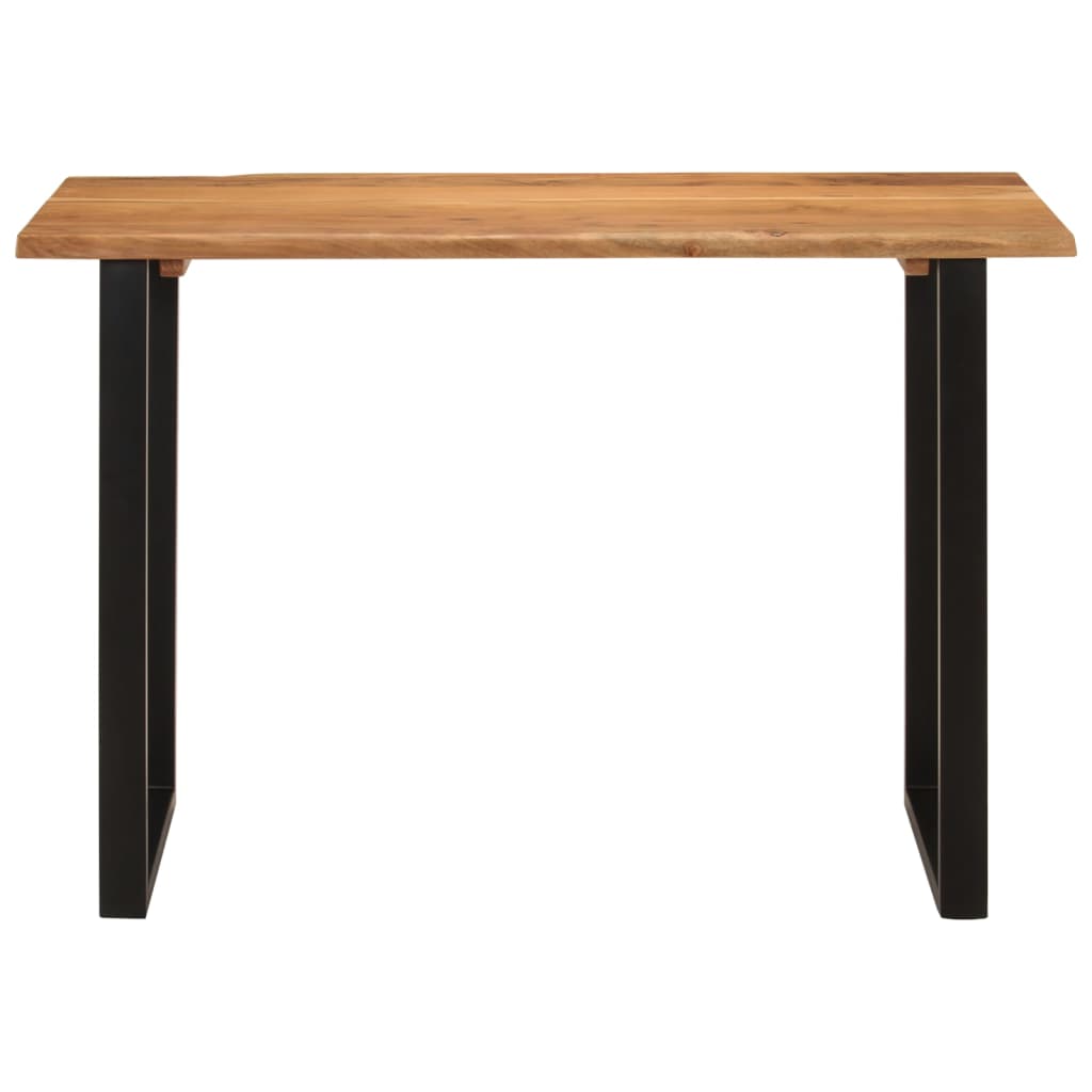 NNEVL Dining Table 110x50x76 cm Solid Wood Acacia