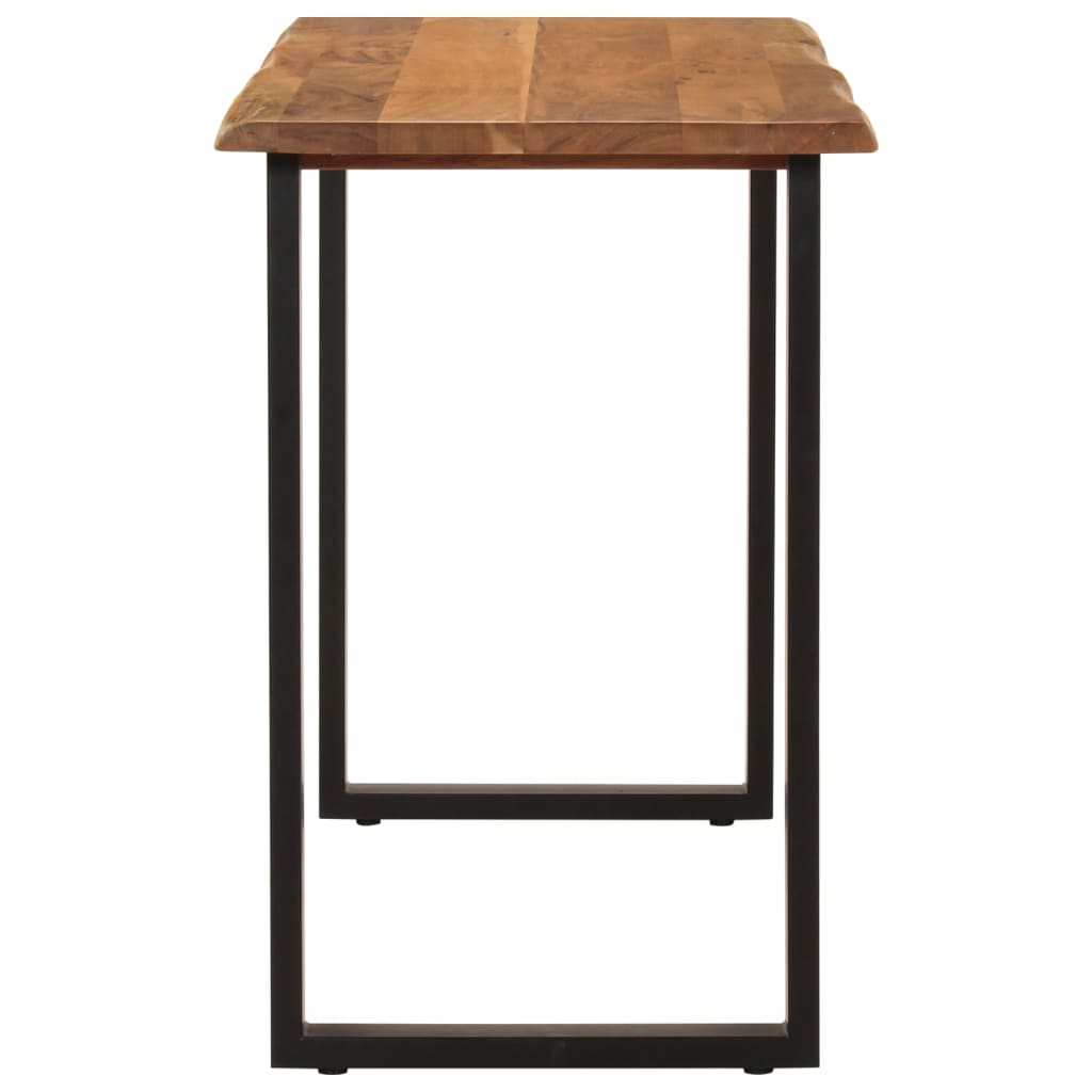 NNEVL Dining Table 110x50x76 cm Solid Wood Acacia