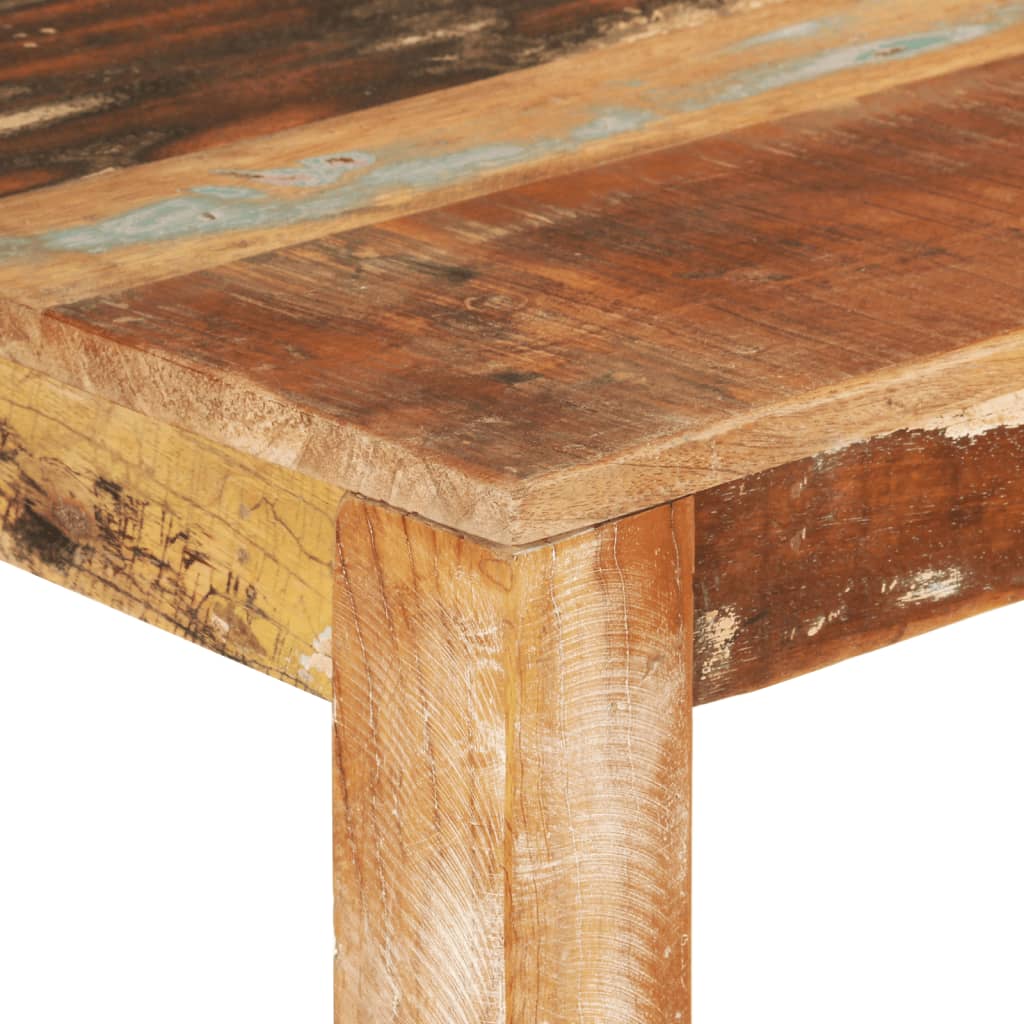 NNEVL Dining Table 110x55x76 cm Solid Wood Reclaimed