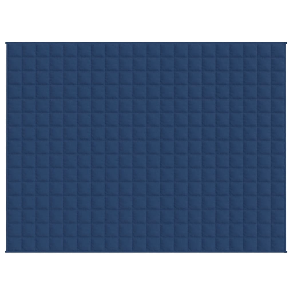 NNEVL Weighted Blanket Blue 150x200 cm 7 kg Fabric