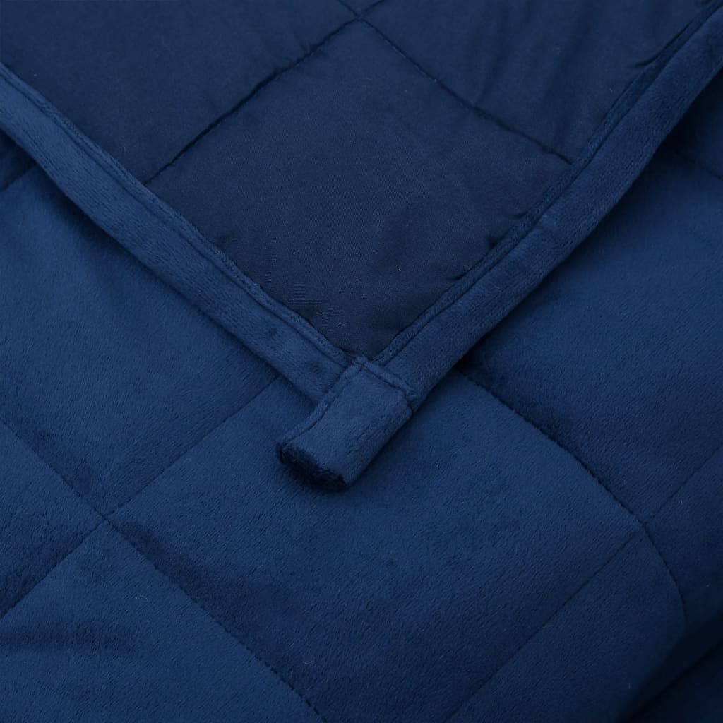 NNEVL Weighted Blanket Blue 150x200 cm 7 kg Fabric