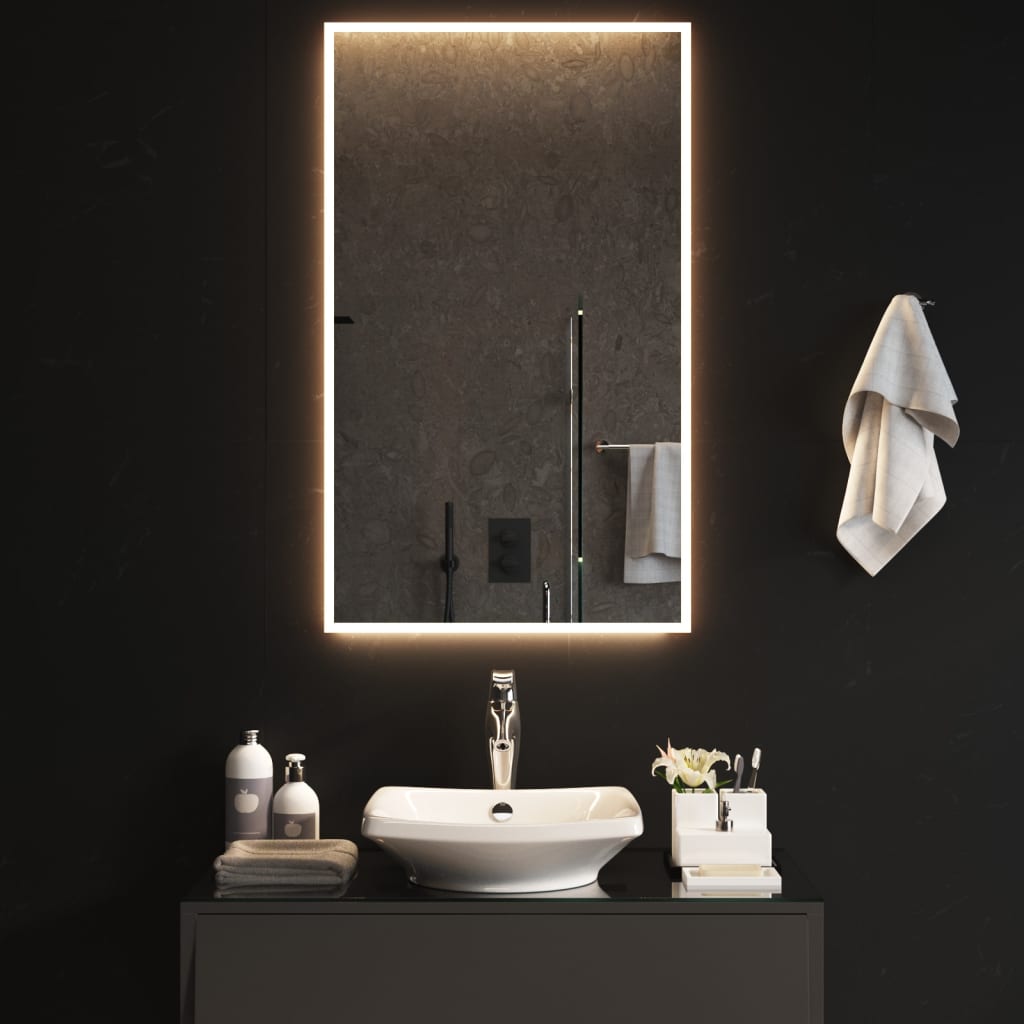 NNEVL LED Bathroom Mirror 60x100 cm