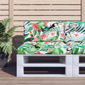Vidaxl pallet cushions 2 pcs fabric multicolor-0