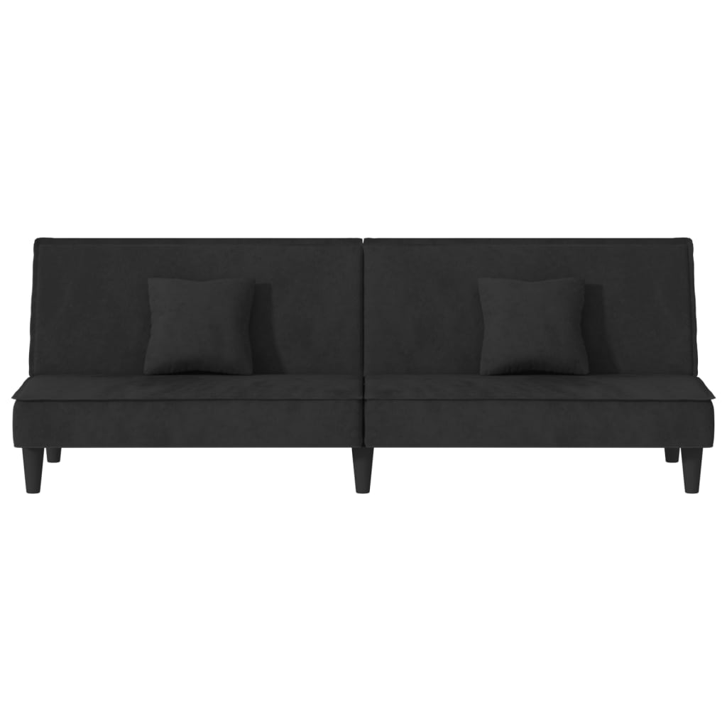 NNEVL Sofa Bed Black Velvet