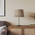Vidaxl lampshade ø40x26 cm wicker brown-0